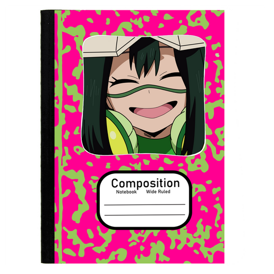 Tsuyu (BNHA) Composition notebook Camo