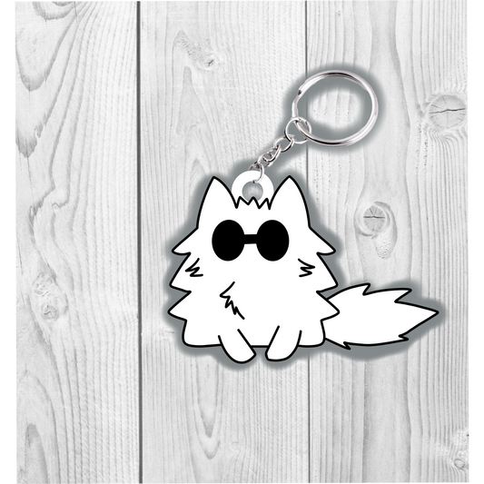 Gojo Cat (JJK) Keychain