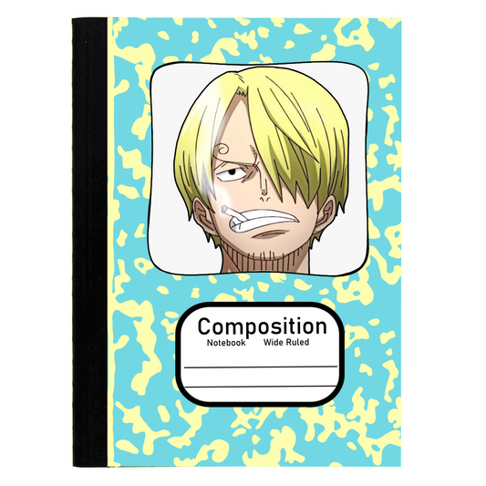 Sanji (OP Pirates) Composition notebook Camo