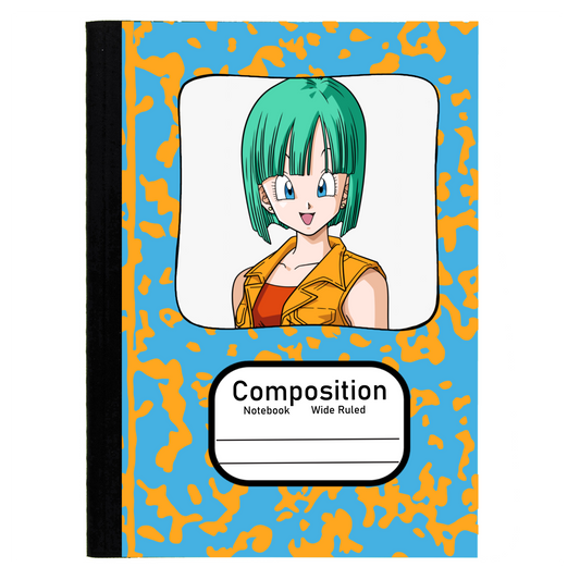 Bulma (DBZ) Composition notebook Camo