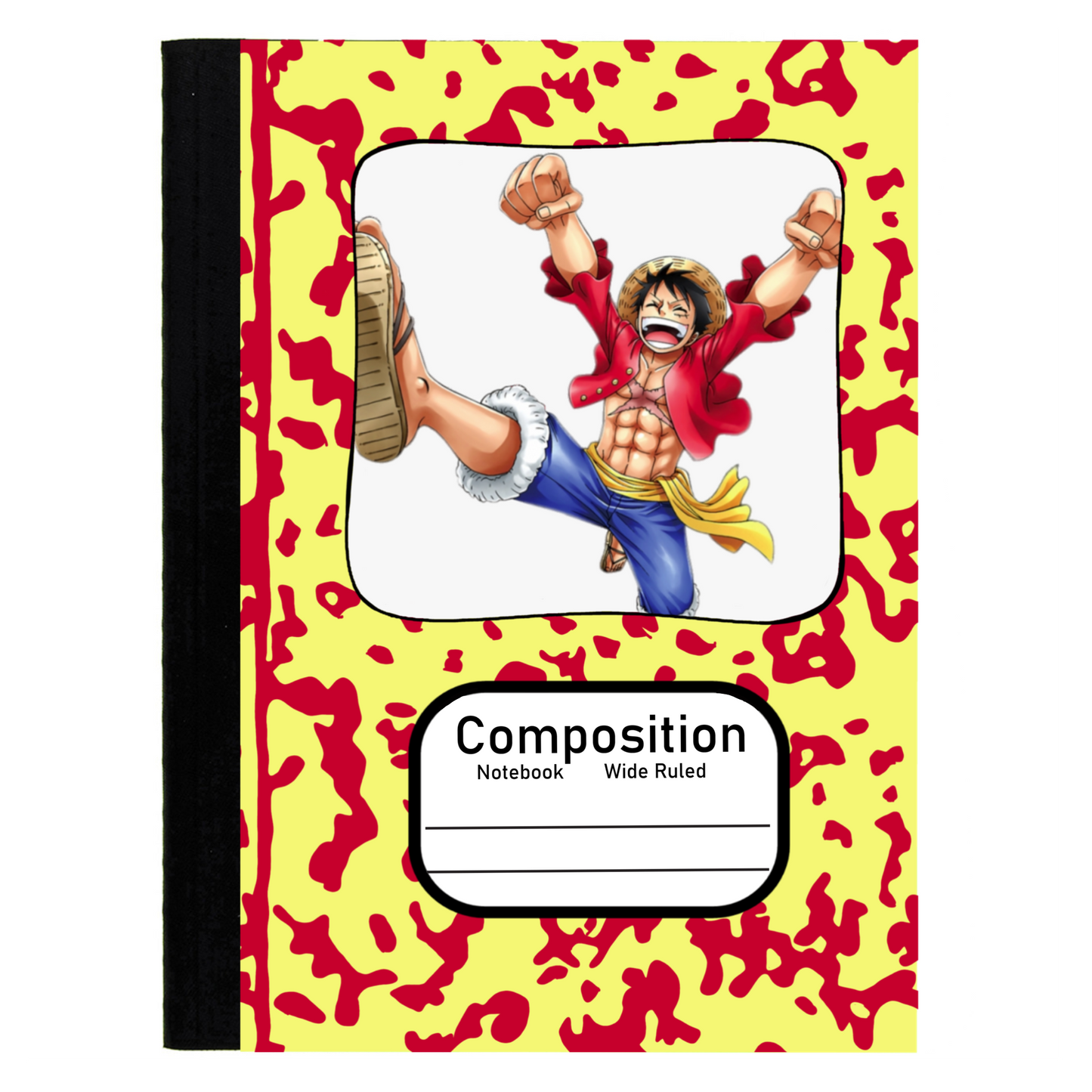 Luffy (OP Pirates) Composition notebook Camo