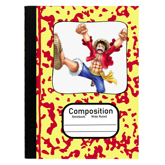 Luffy (OP Pirates) Composition notebook Camo