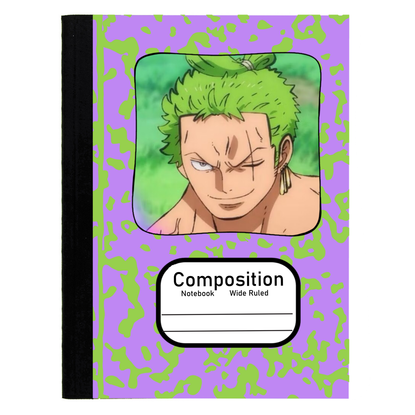 Zoro (OP Pirates) Composition notebook Camo