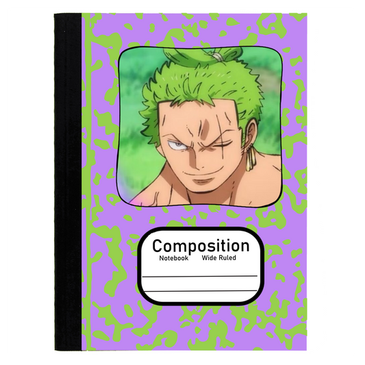 Zoro (OP Pirates) Composition notebook Camo