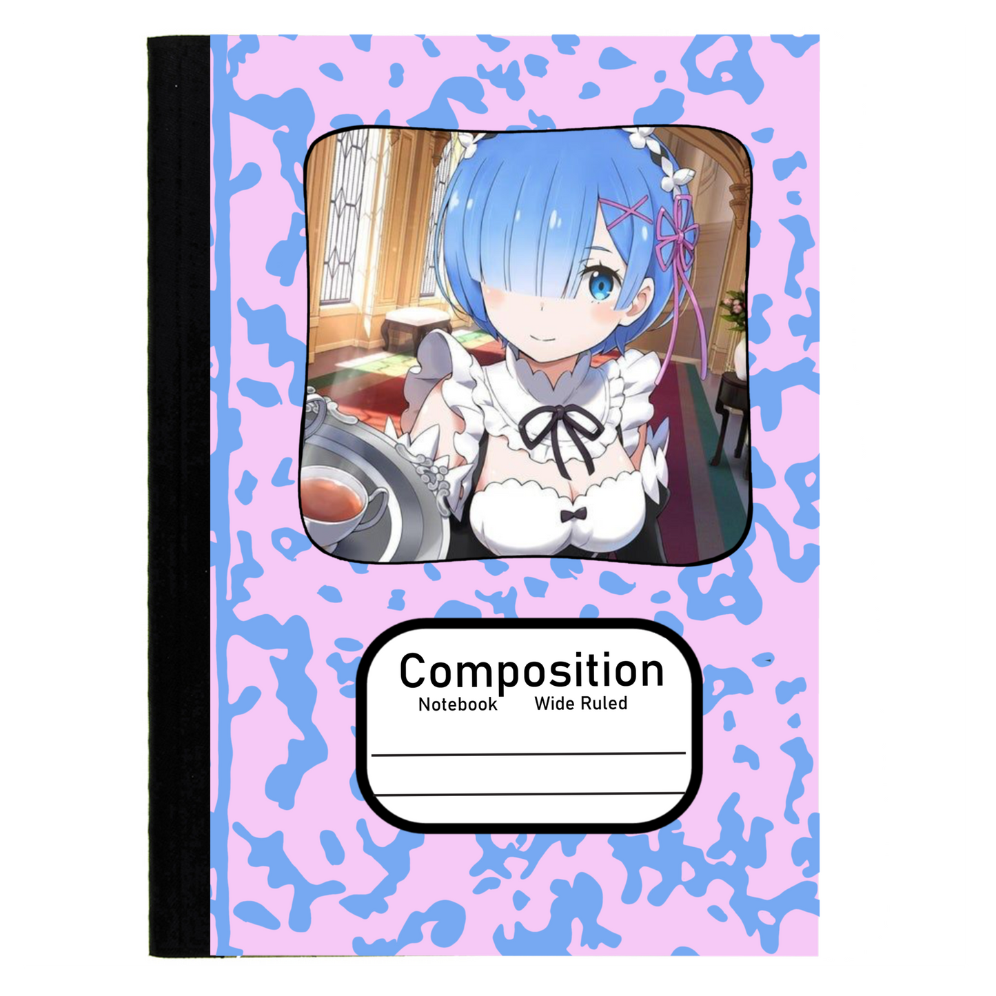 Rem (REZ) Composition notebook Camo