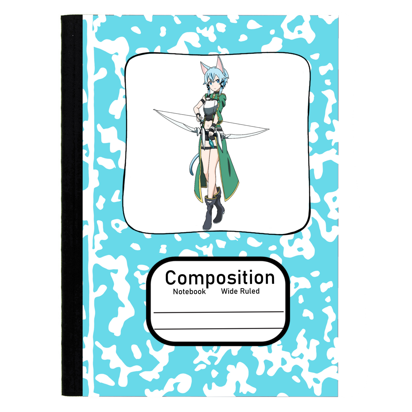 Sinon (SAO) Composition notebook Camo