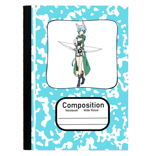 Sinon (SAO) Composition notebook Camo