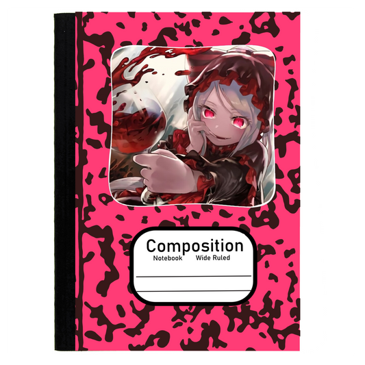 Shalltear (OVLD) Composition notebook Camo