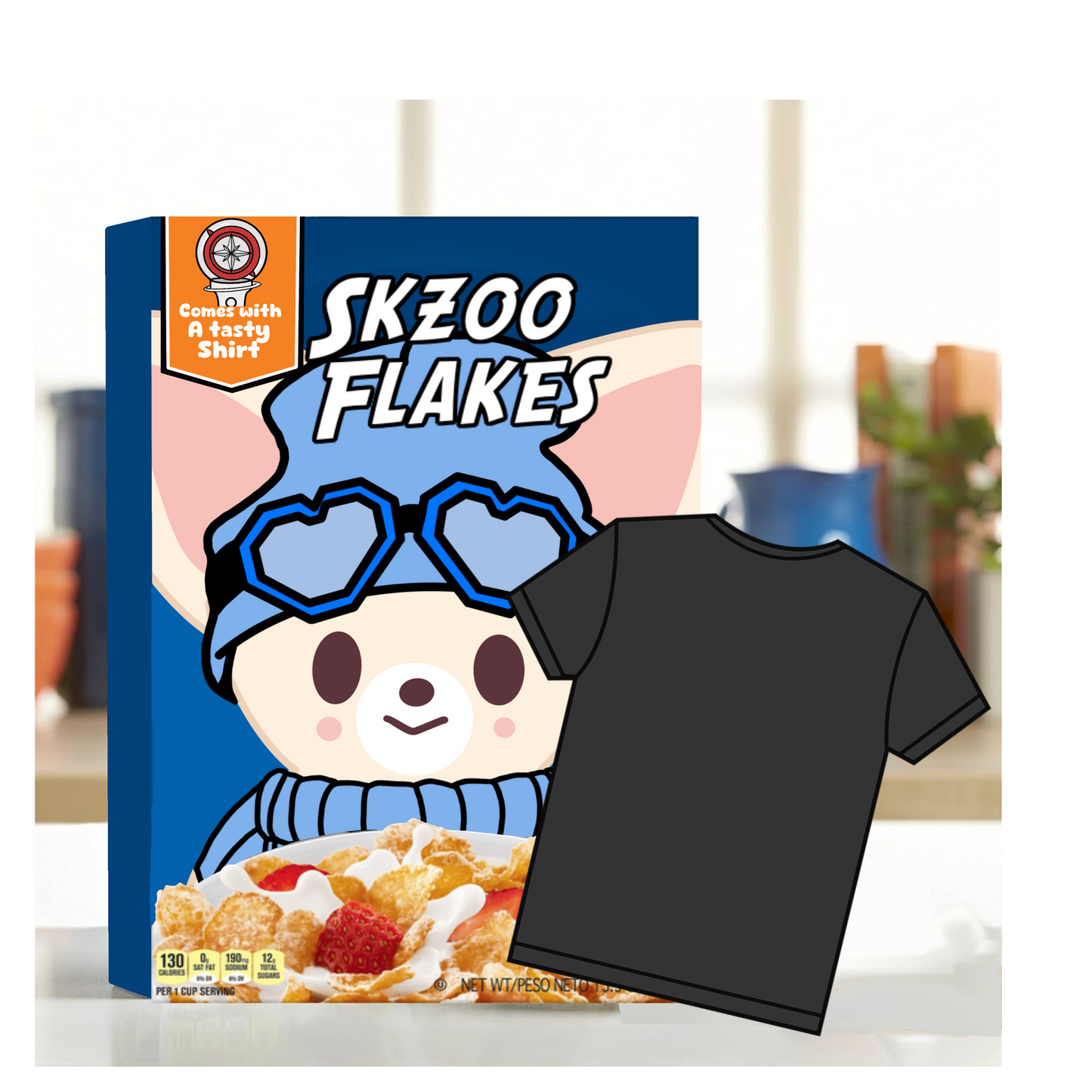 Skzoo Fox (SKZ) Seasonal cereal shirt box