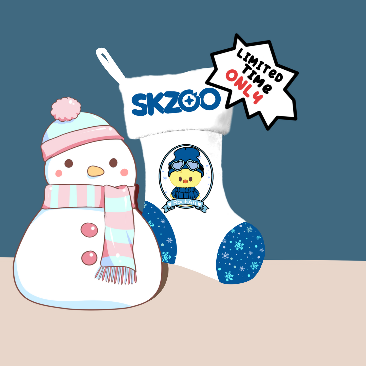 Skzoo Ari (SKZ) Anime Christmas stockings