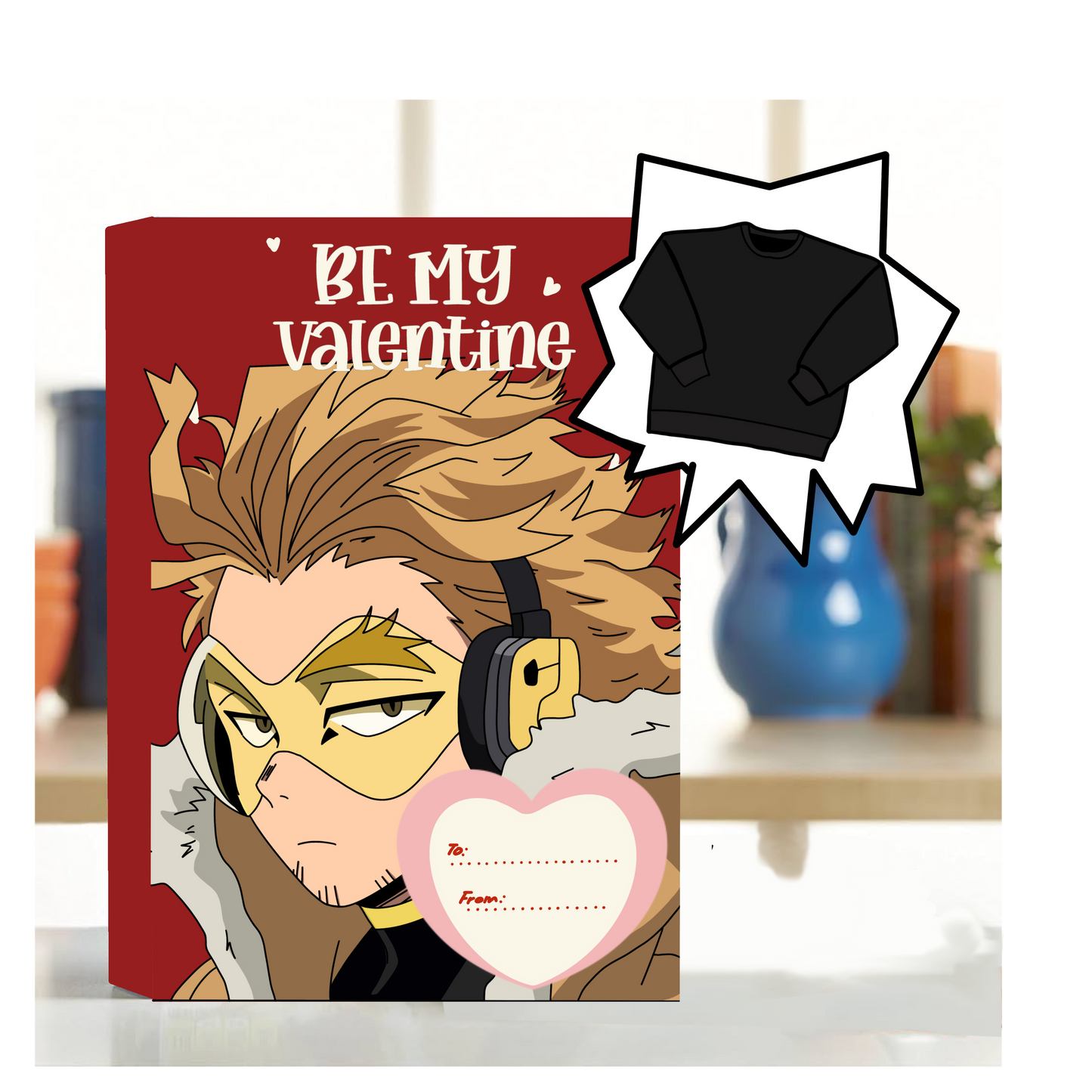 Hawks (MHA) Valentine sweater box