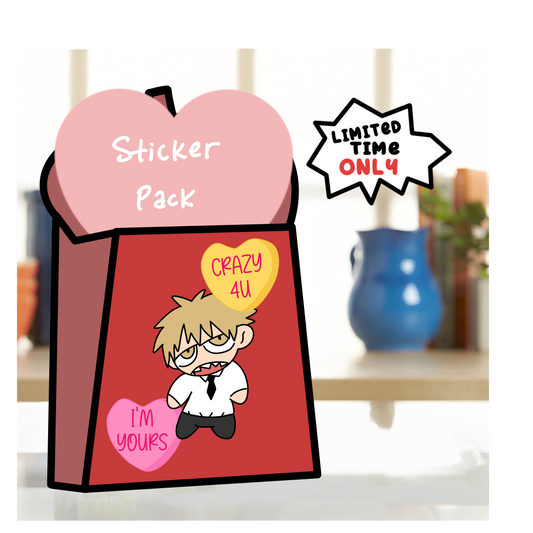 Mystery Denji (CSM) Valentine Sticker Pack