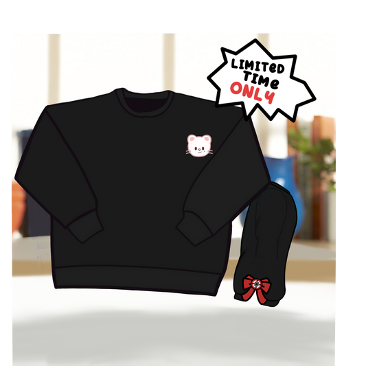*Preorder*  Jin (SKZ) Side bow sweatshirt