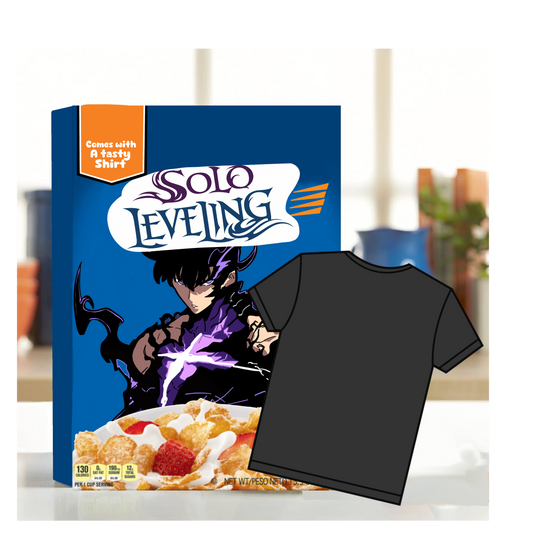 Sung Jin Woo (SLVL) Seasonal cereal shirt box