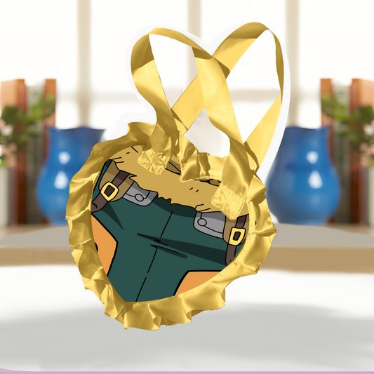 *Brand New* Deku (BNHA) Anime ruffle heart tote bag