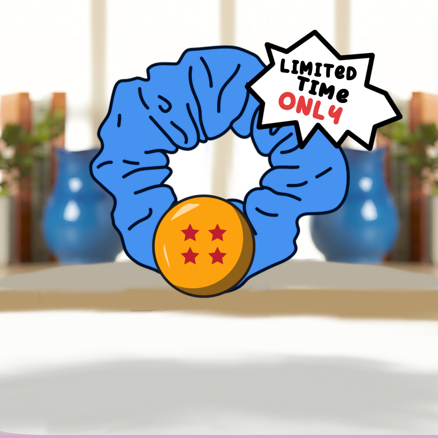 Four star ball (DBZ) Anime Scrunchie