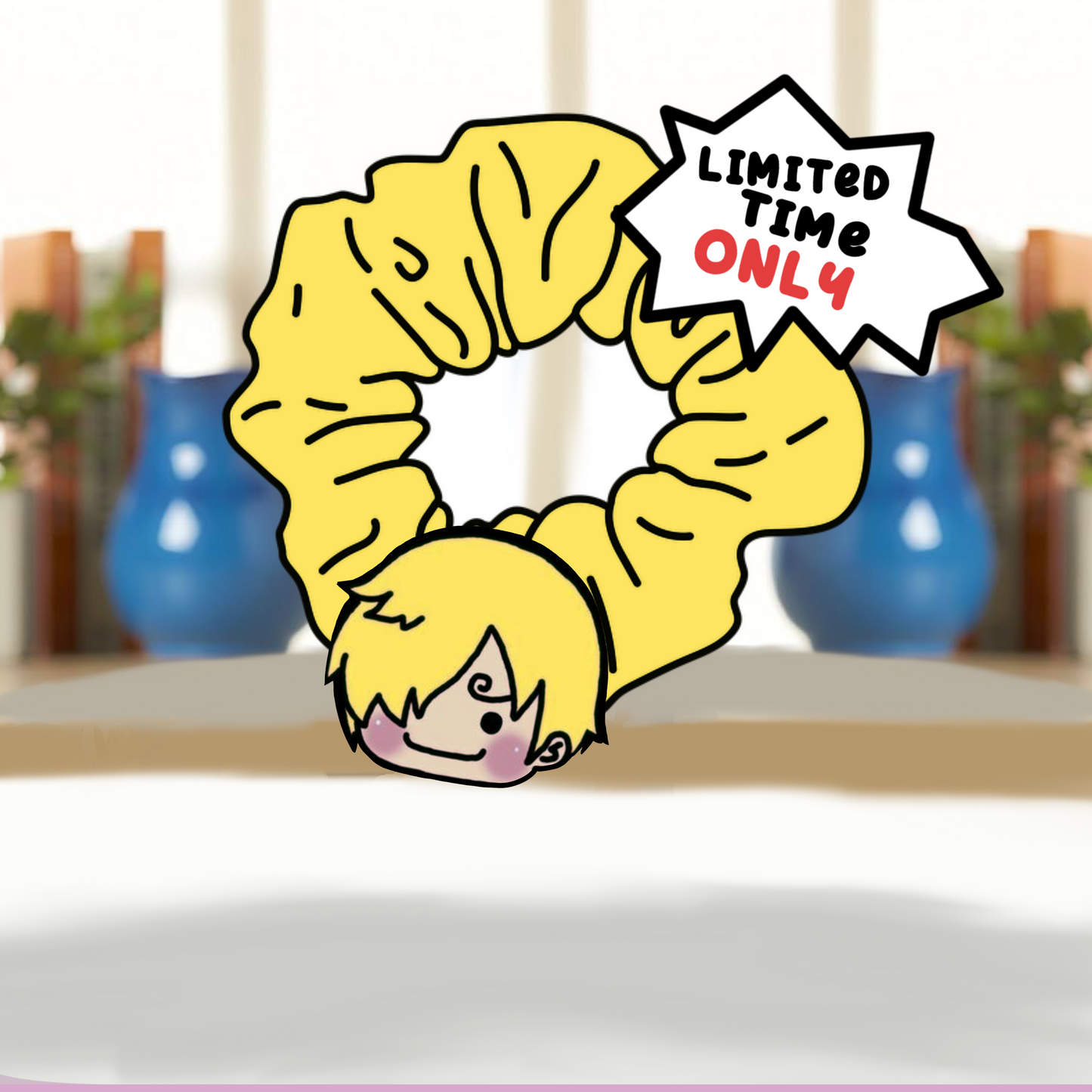 Sanji (OP Pirates) Anime Scrunchie