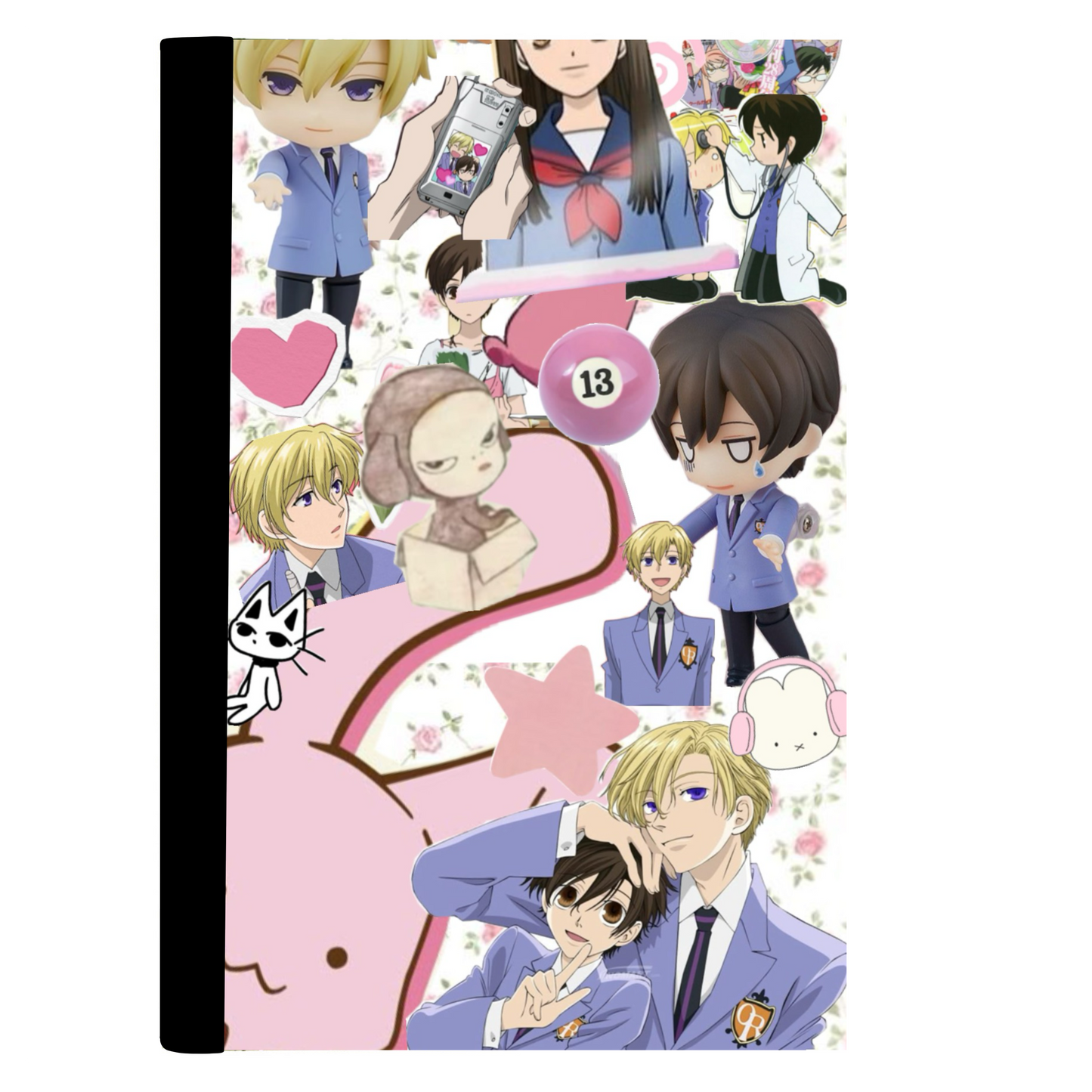 Suoh and Haruhi (OHHC) Composition notebook Full art