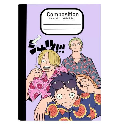 Straw hats (OP Pirates) Composition notebook
