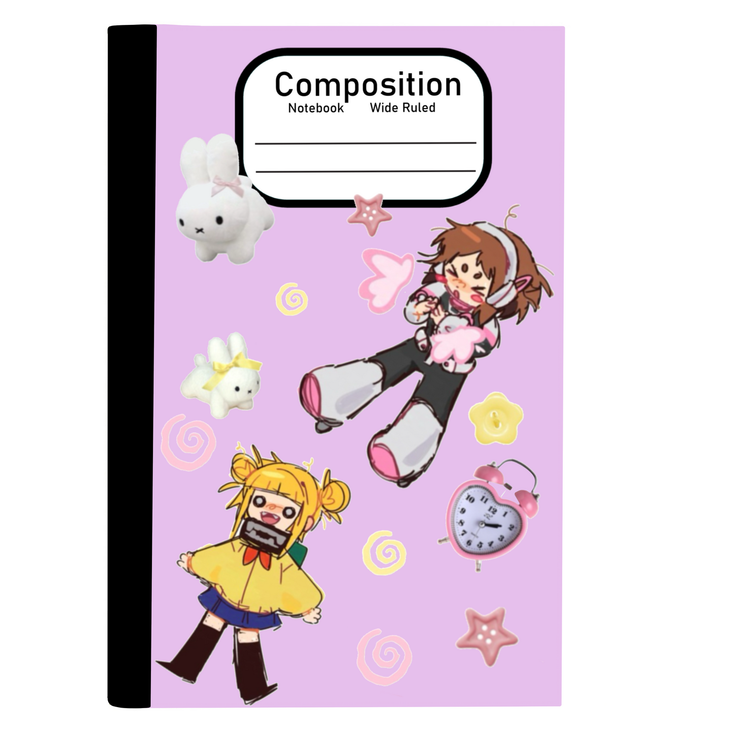 Ochako and Toga (BNHA) Composition notebook Camo