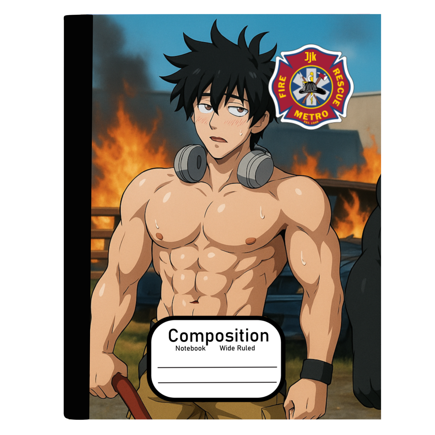 Megumi (JJK) Composition notebook Full art