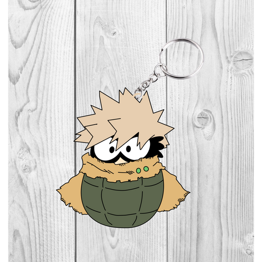 Bakugo (BNHA) Keychain