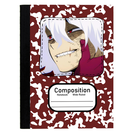 Shigaraki (BNHA) Composition notebook Camo