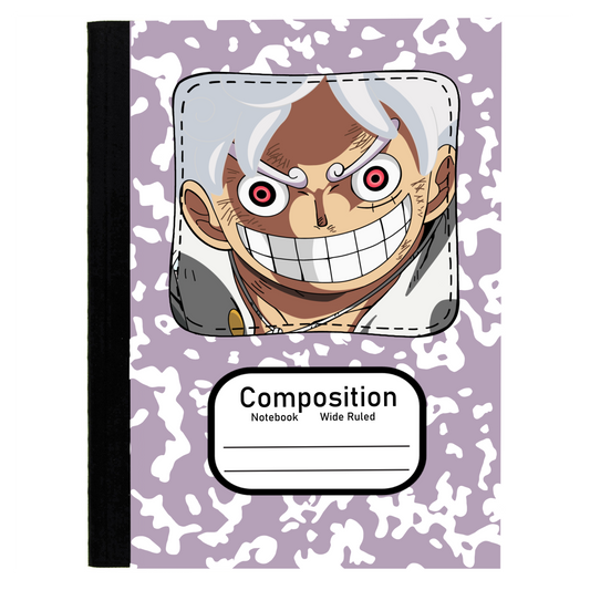 Luffy (OP Pirates) Composition notebook Camo