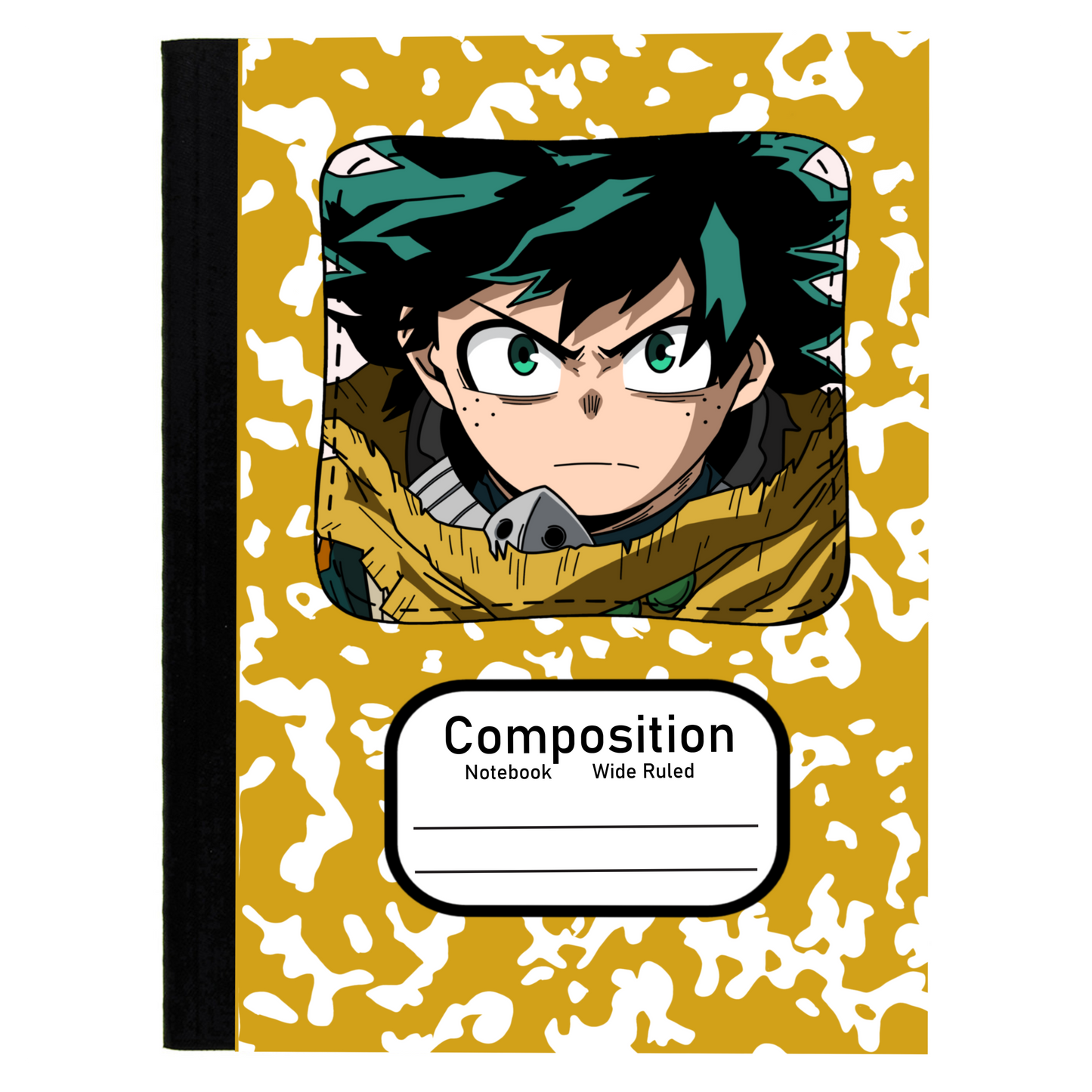 Deku (BNHA) Composition notebook Camo