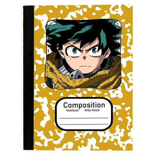 Deku (BNHA) Composition notebook Camo