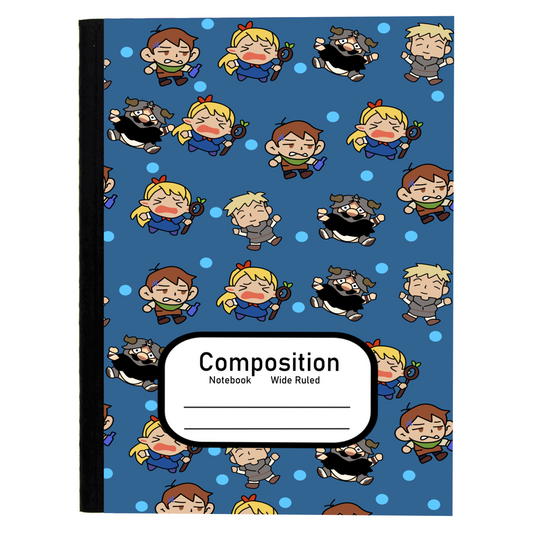 Delicious in Dungeon (DiD) Composition notebook Full art