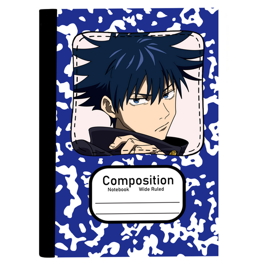 Megumi (JJK) Composition notebook Camo