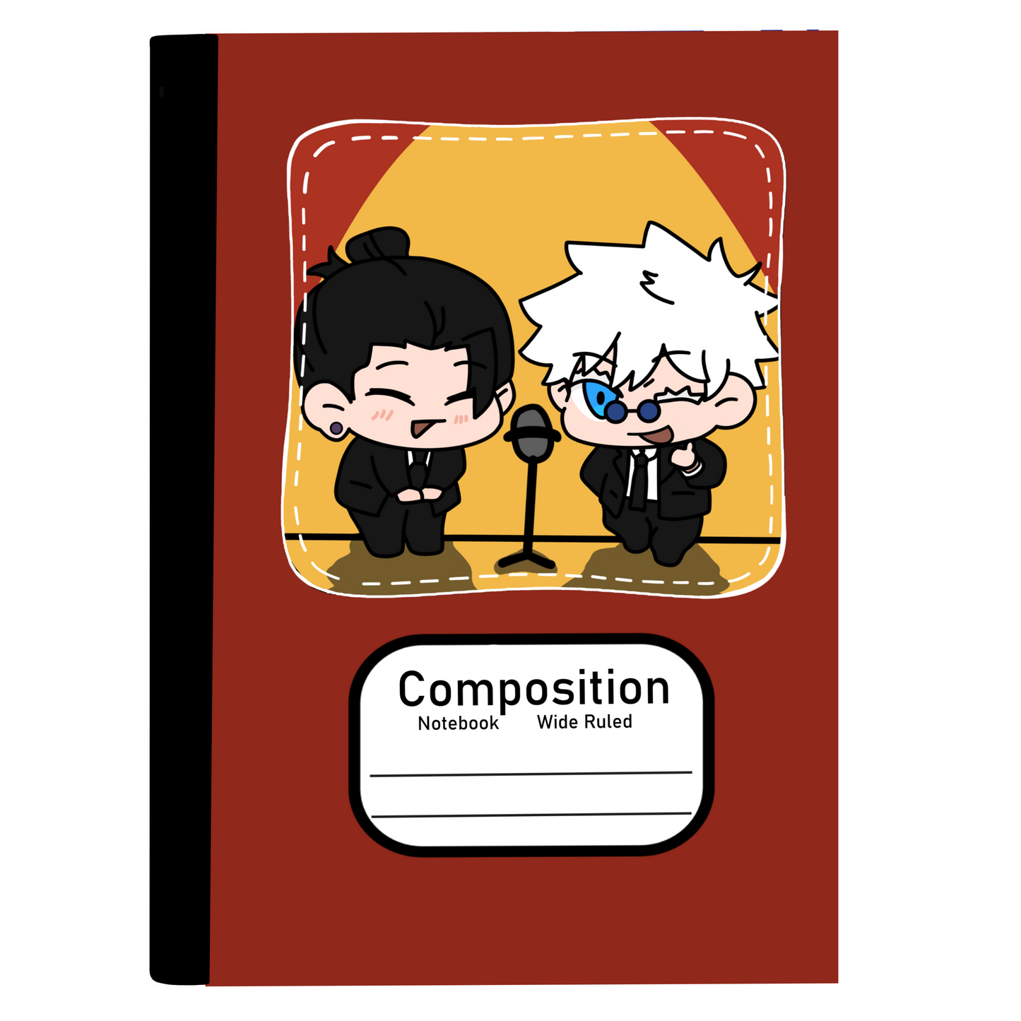 Gojo and Geto (JJK) Composition notebook Full art