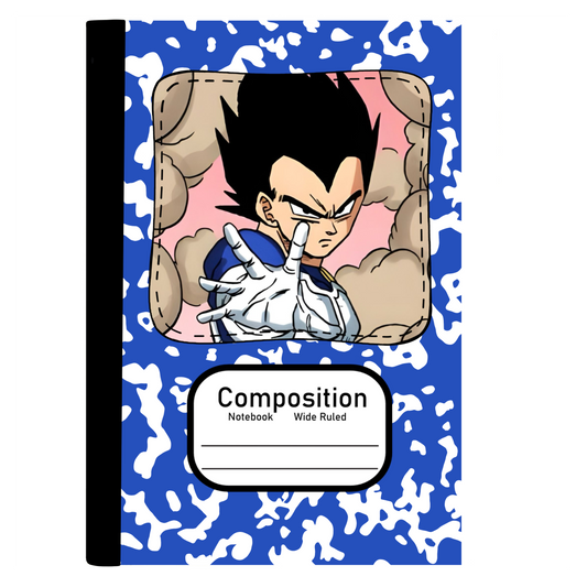 Vegeta (DBZ) Composition notebook Camo