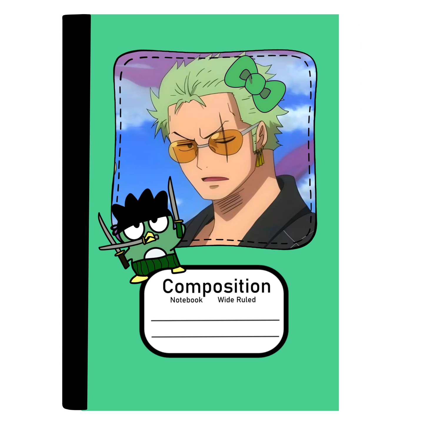 Zoro (OP Pirates) Composition notebook Full art