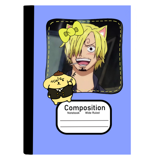 Sanji (OP Pirates) Composition notebook Full art