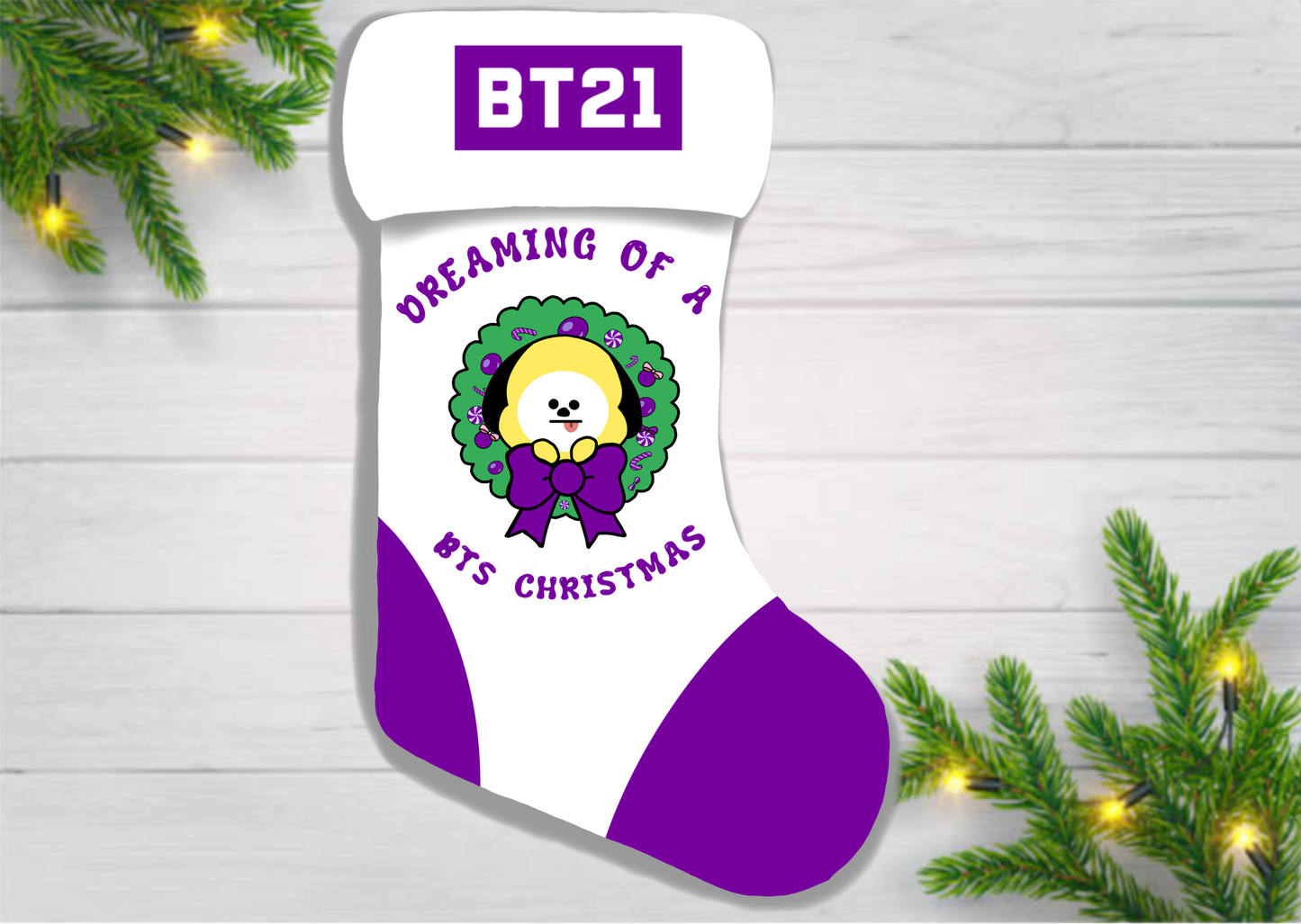 Chimmy (BT21) Christmas stockings