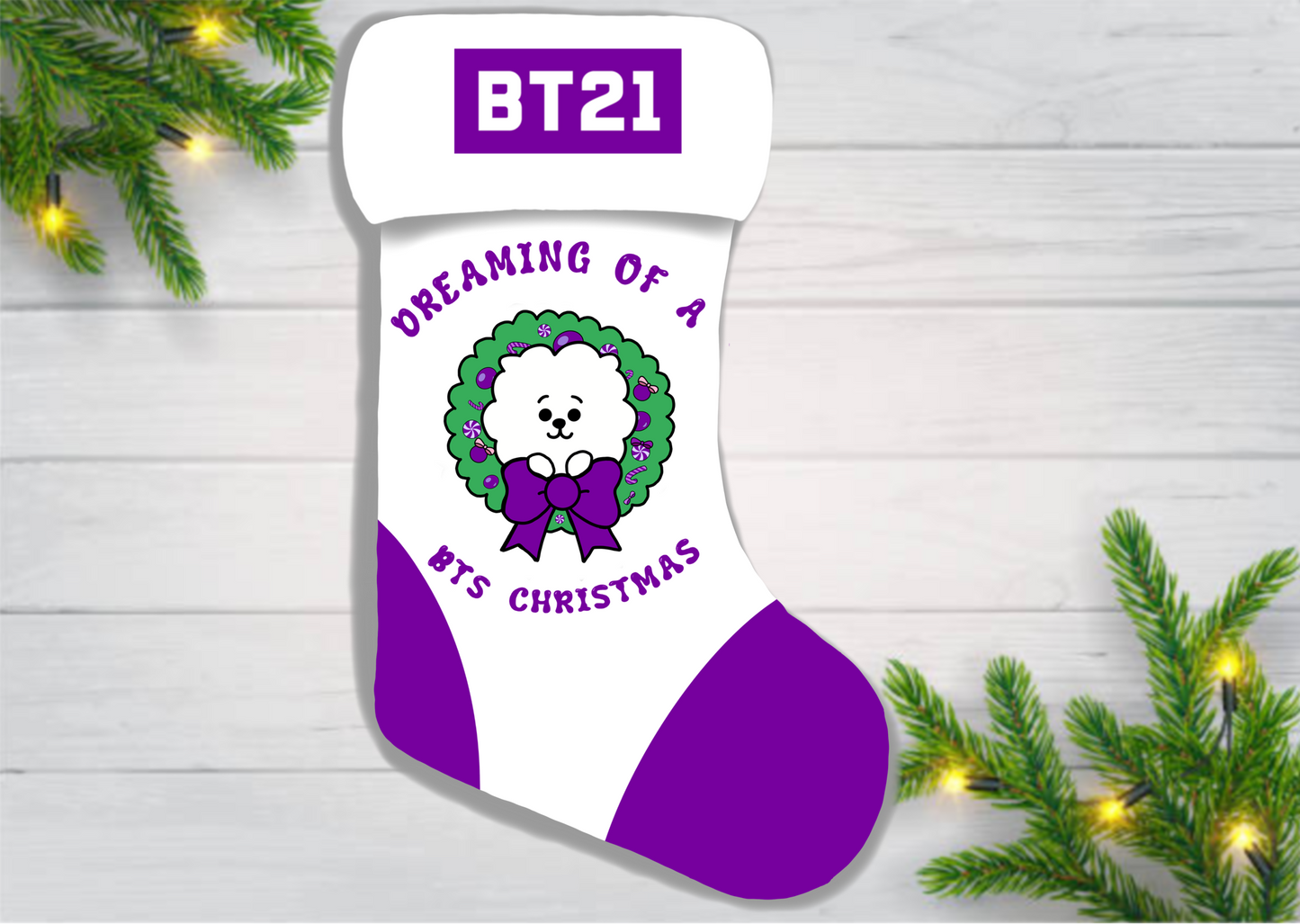 RJ (BT21) Christmas stockings