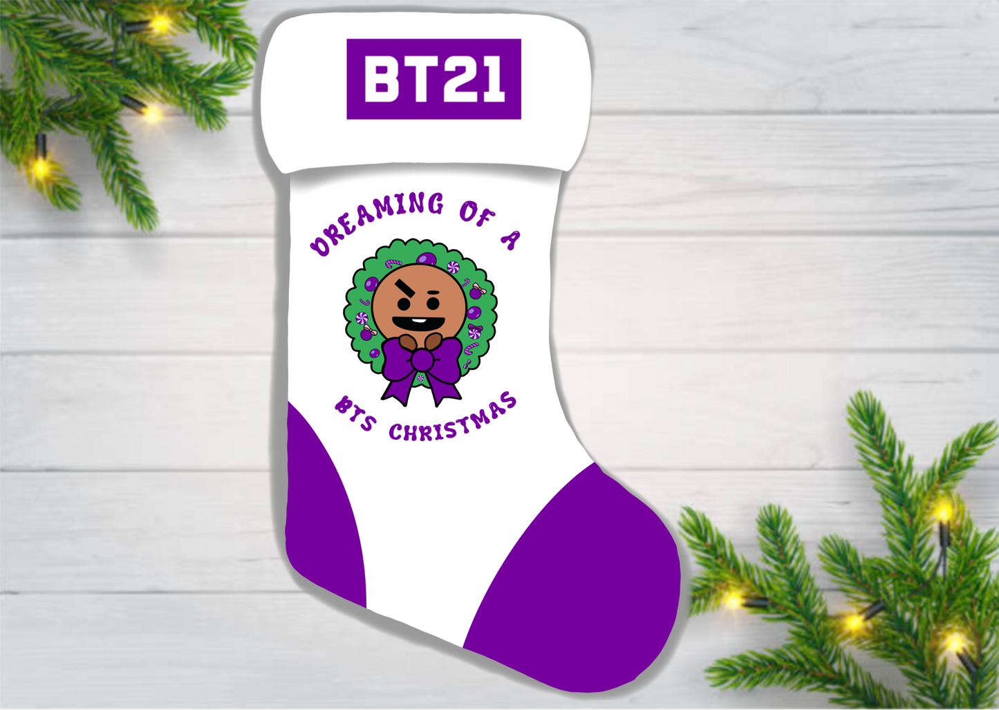 Shooky (BT21) Christmas stockings