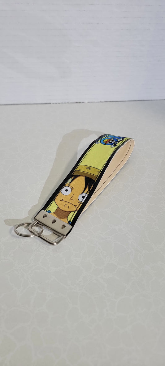One Piece (OP Pirate) Premium Keychain Wristlet