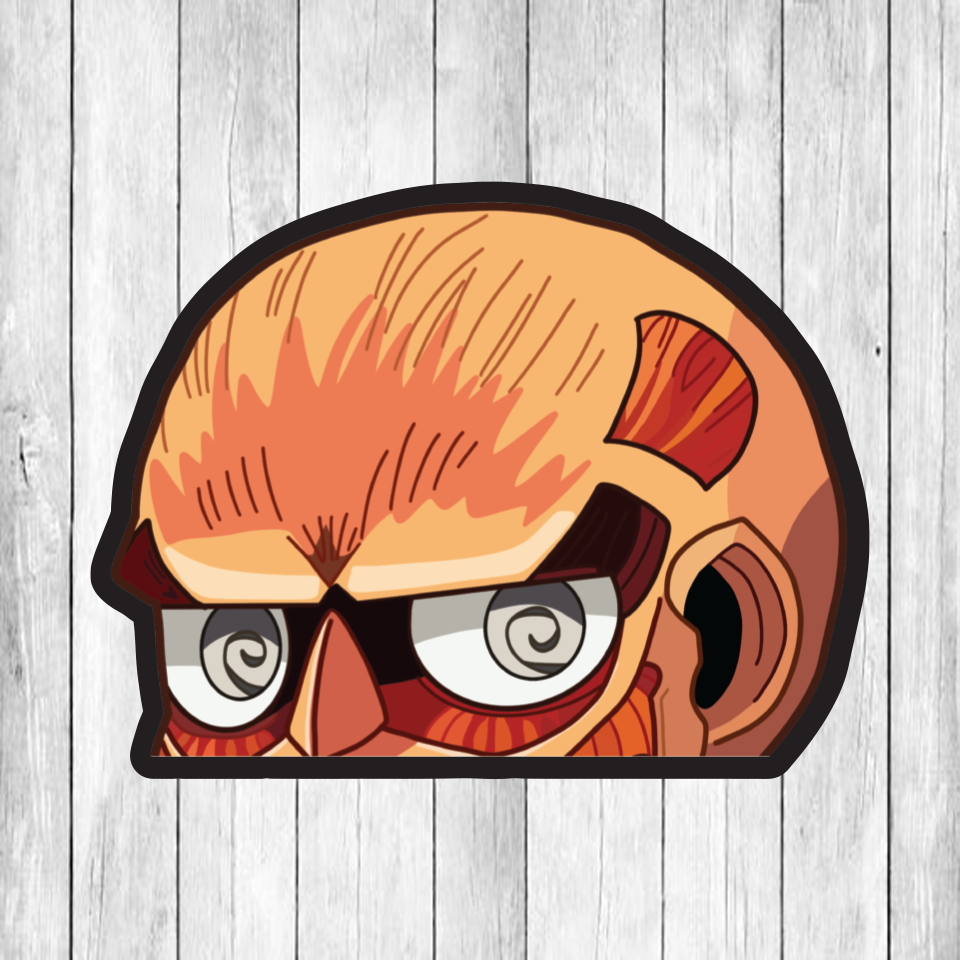 Attack on Titan (AOT) PEEKER DECAL