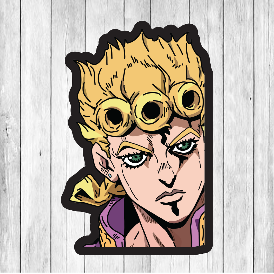 Jojo's Bizarre Adventure (JJBA) PEEKER DECAL