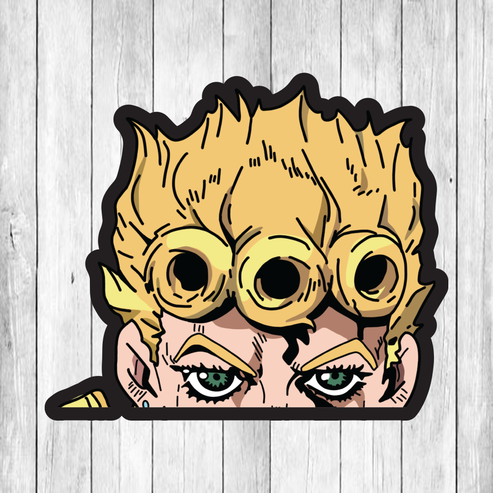 Jojo's Bizarre adventure (JJBA) PEEKER DECAL