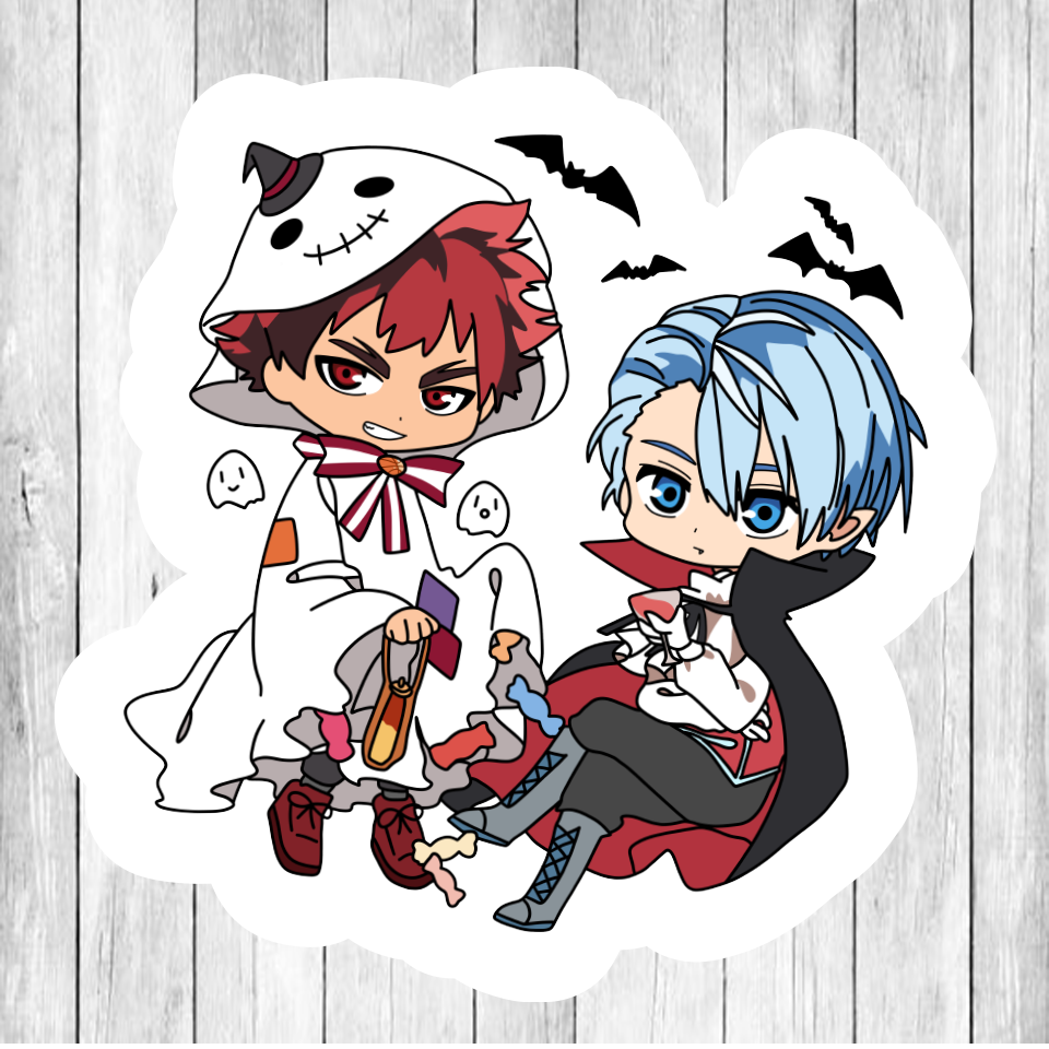 Kuruko and Taiga (Halloween) DECAL
