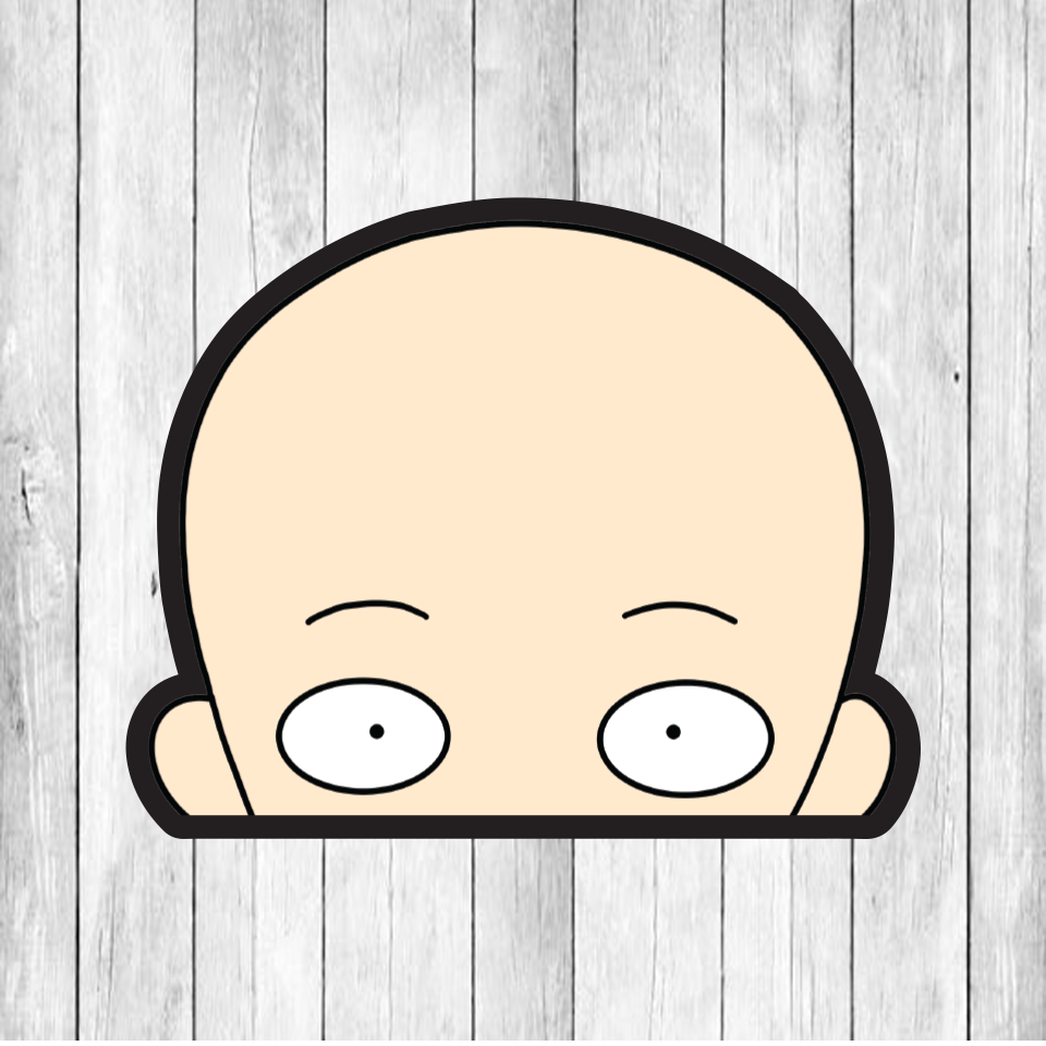 One Punch Man (OPIMAN) PEEKER DECAL